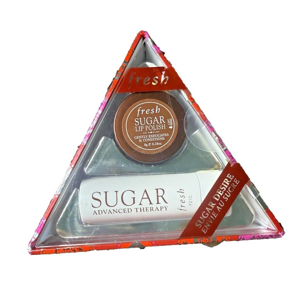 Fresh Sugar Set featuring Sugar Lip Polish and Sugar Advanced Therapy Full Size